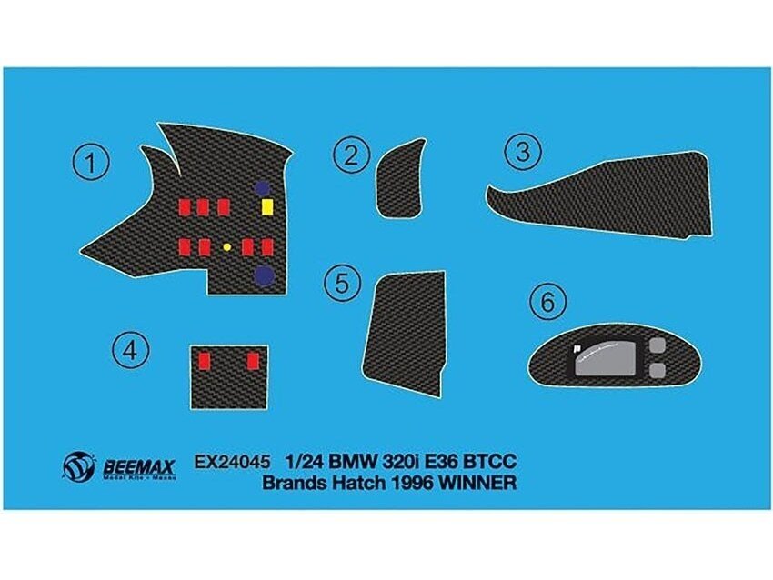 BMW 320i BTCC 96 Detail up set 1:24