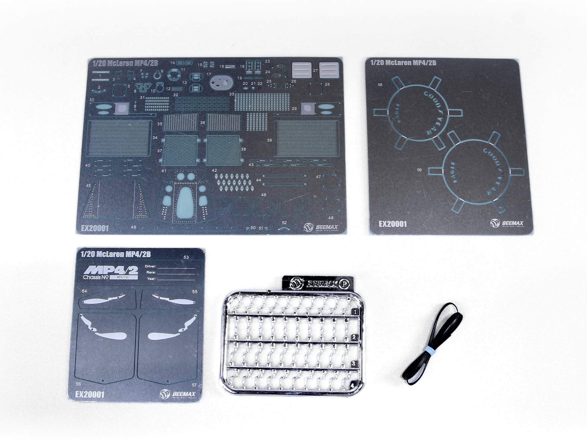 McLaren MP4/2B detail up parts 1:20 Beemax