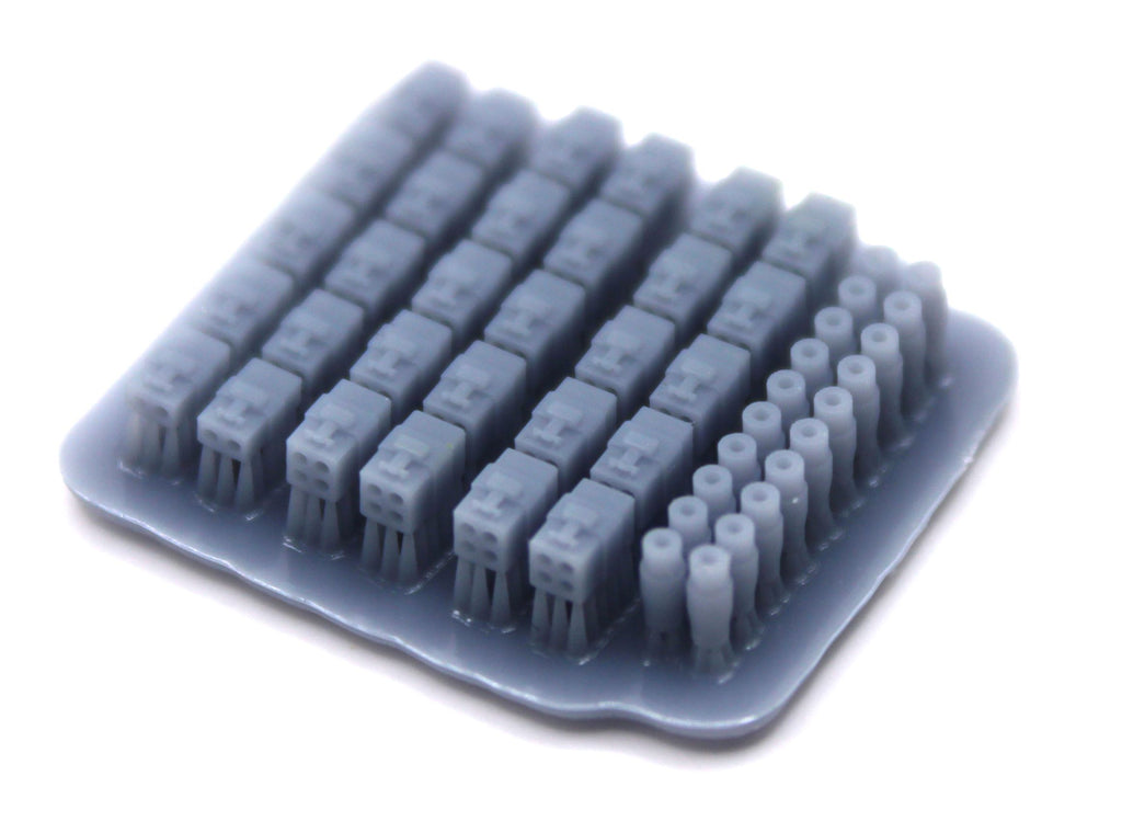 1:12 Electrical Wiring Connectors, Wires & Shrink Tube - 50pcs