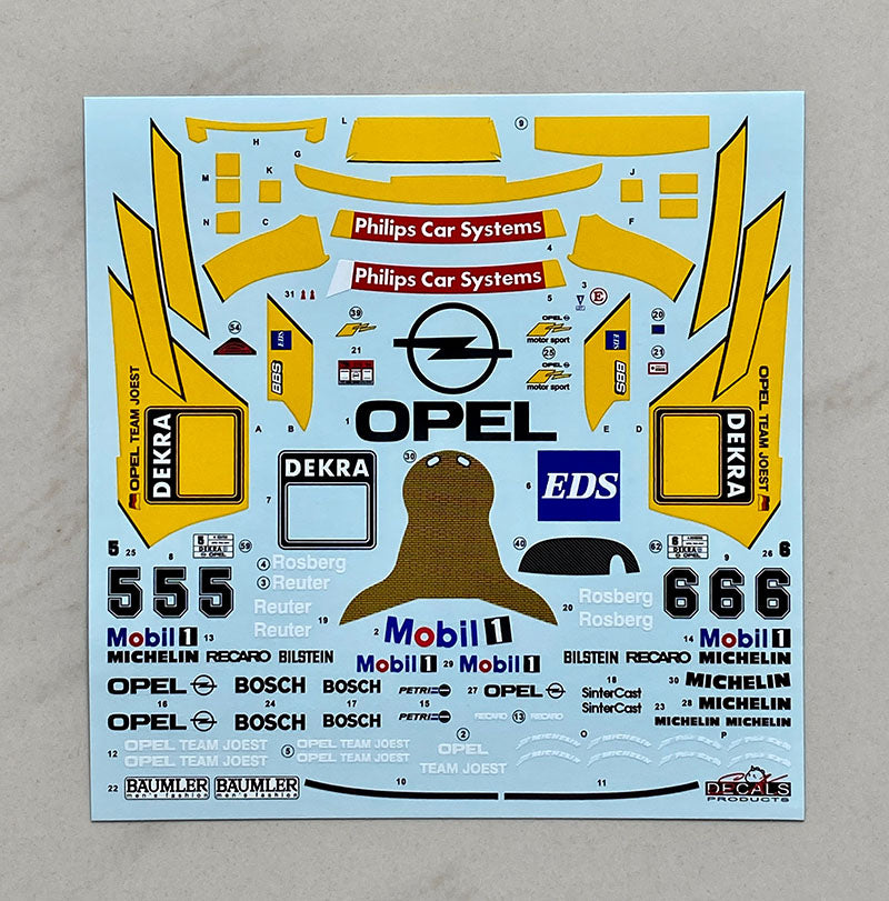 Opel Calibra V6 4X4 DTM Team Joest für Tamiya 1:24
