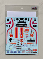 Porsche 911 RSR FIA World Endurance Championship 24 Hours Le Mans 2020 Decal 1/24