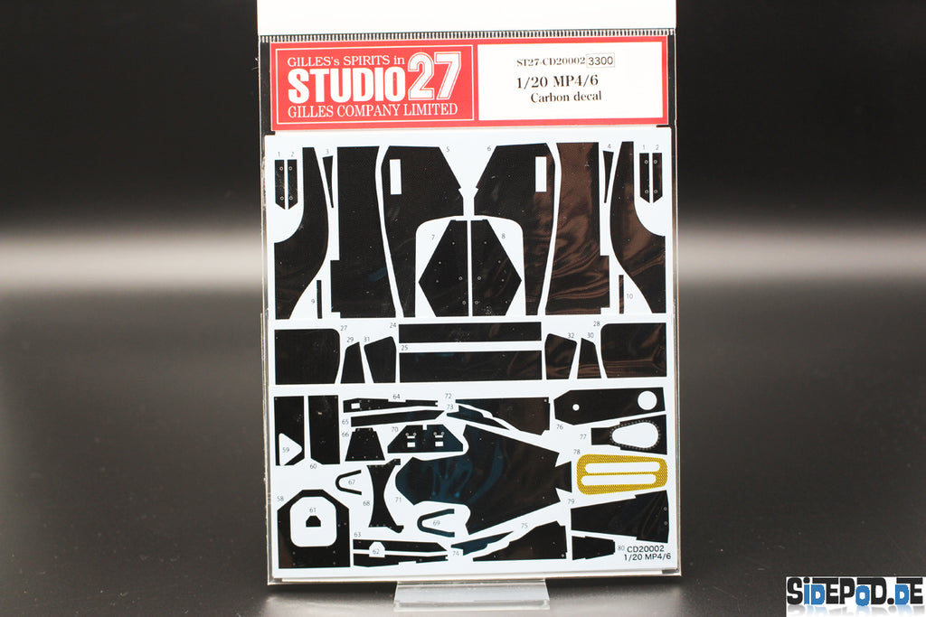 McLaren MP4/6 Carbon decal 1:20