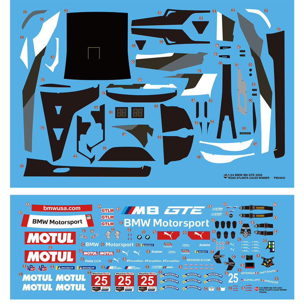 BMW M8 GTE 2020 1:24