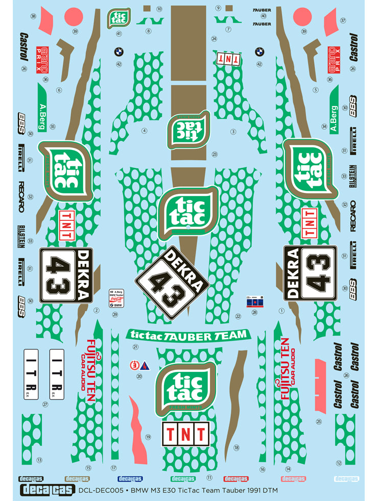 BMW M3 E30 Tic Tac Tauber Team für Beemax