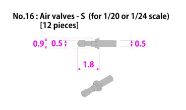 Air Valves -S 1/24 - 1/20