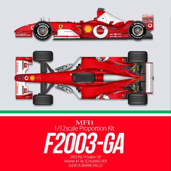 1/12scale Proportion Kit : Ferrari F2003-GA