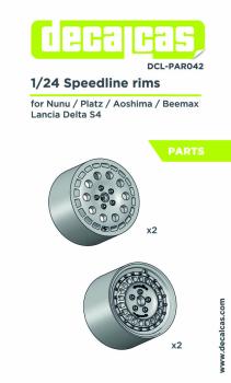 Speedline rims Lancia Delta S4 1/24